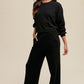 Knit Sweat Top and Pants Athleisure Lounge Sets