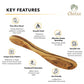 Mediterranean Olive Wood Butter Knife