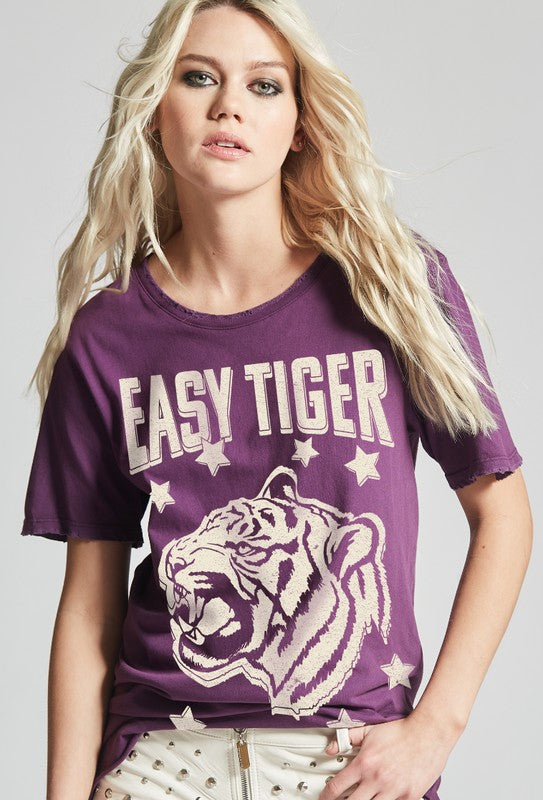 1130 Camiseta estilo boyfriend EASY TIGER