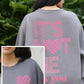 "IT'S NOT ME, IT'S YOU" Valentine's Day Unisex Fleece Sweatshirt