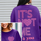 "IT'S NOT ME, IT'S YOU" Valentine's Day Unisex Fleece Sweatshirt