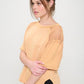 PLUS MINERAL WASHED SHORT SLEEVE FISHNET TOP