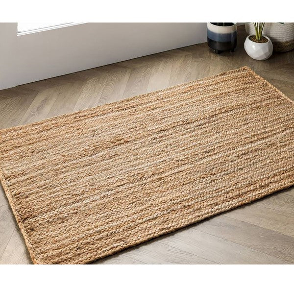 Jute Hand-Woven Braided Door Mat