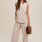 Soft Knit Tank and Sweat Pant Set