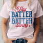 Hey Batter Batter Swing, camiseta gráfica de béisbol