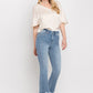 High Rise Crop Flare Jeans