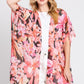 Floral Light Weight Kimono Cover UP