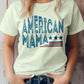 American Mama Retro 4th of July Graphic Tee