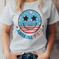 America Vibes Retro, 4th of July Graphic Tee