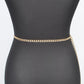 Plus Size Mix Chain Rhinestone Layered Chain Belt