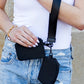 Clippable Dual Pouch Wristlet