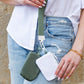 Clippable Dual Pouch Wristlet