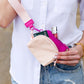 Clippable Dual Pouch Wristlet