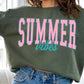 Sudaderas extragrandes de polar con estampado Summer Vibes