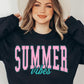 Sudaderas extragrandes de polar con estampado Summer Vibes