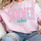 Sudaderas extragrandes de polar con estampado Summer Vibes