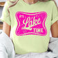 It's Lake Time Graphic T Shirts