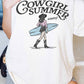 CAMISETA GRÁFICA WESTERN DE VERANO COWGIRL