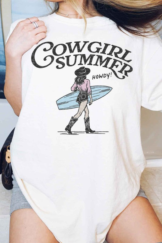 CAMISETA GRÁFICA WESTERN DE VERANO COWGIRL