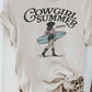 CAMISETA GRÁFICA WESTERN DE VERANO COWGIRL