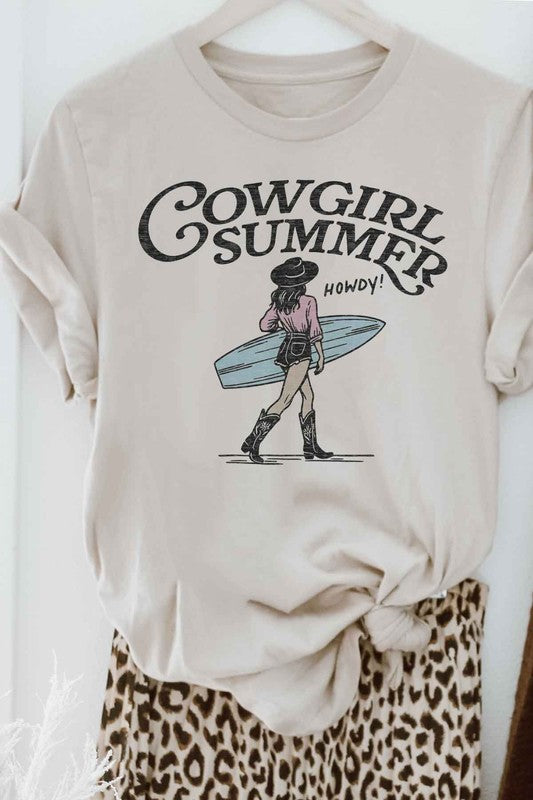 CAMISETA GRÁFICA WESTERN DE VERANO COWGIRL