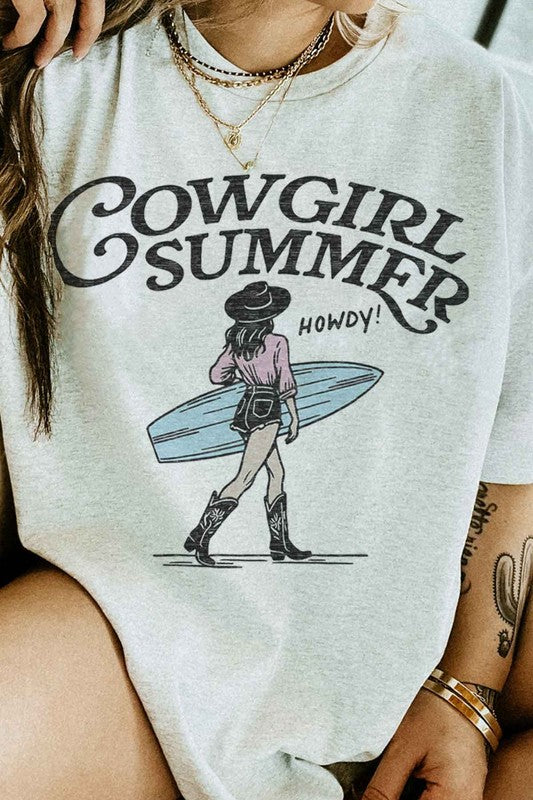 CAMISETA GRÁFICA WESTERN DE VERANO COWGIRL