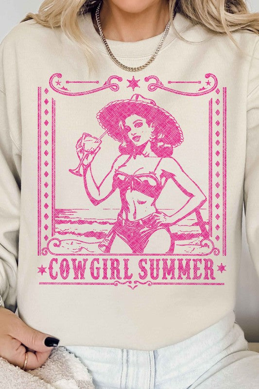 SUDADERA GRÁFICA WESTERN DE VERANO COWGIRL