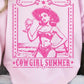 SUDADERA GRÁFICA WESTERN DE VERANO COWGIRL