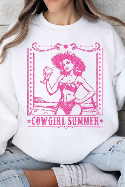 SUDADERA GRÁFICA WESTERN DE VERANO COWGIRL