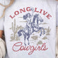 LONG LIVE COWGIRLS OVERSIZED TEE