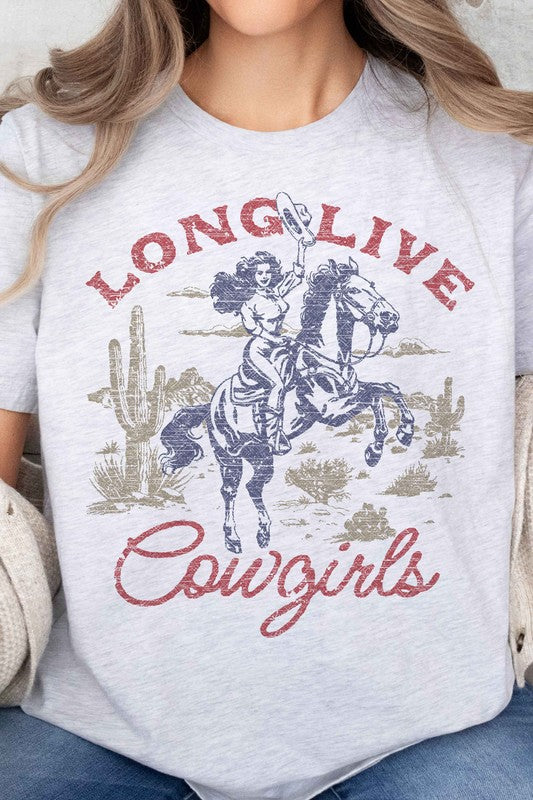 CAMISETA LARGA VIVA A LAS COWGIRLS