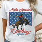 Make America Cowboy Again Graphic T Shirts