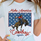 Make America Cowboy Again Graphic T Shirts