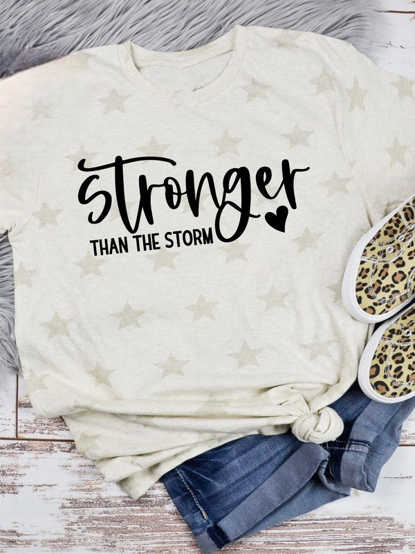 Stronger Than The Storm Star Graphic Tee