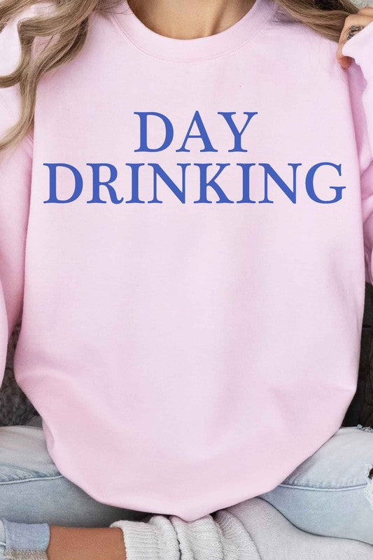 DAY DRINKING GRAPHIC SWEATSHIRT