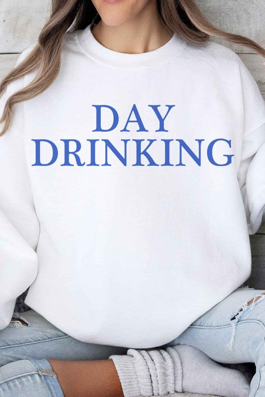 SUDADERA GRÁFICA DAY DRINKING