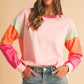 Color Block Drop Sleeve Top