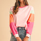 Color Block Drop Sleeve Top