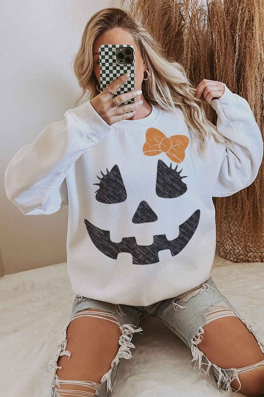 HALLOWEEN CUTE JACK OVERSIZED SWEATSHIRT