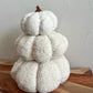 Pumpkin Fall boucle pillows, full pillow