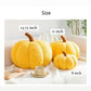 Pumpkin Fall boucle pillows, full pillow