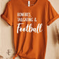 Bonfires Tailgating & Football Graphic Tee