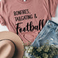 Bonfires Tailgating & Football Graphic Tee