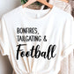 Bonfires Tailgating & Football Graphic Tee