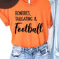 Bonfires Tailgating & Football Graphic Tee