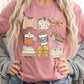 Fall Girly Doodle Graphic Tee