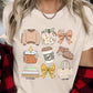 Fall Girly Doodle Graphic Tee