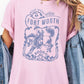 Fort Worth, Wild West Rodeo, Garment Dye Tee