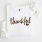 Thankful Heart Graphic Fleece Sweatshirts