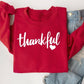 Thankful Heart Graphic Fleece Sweatshirts